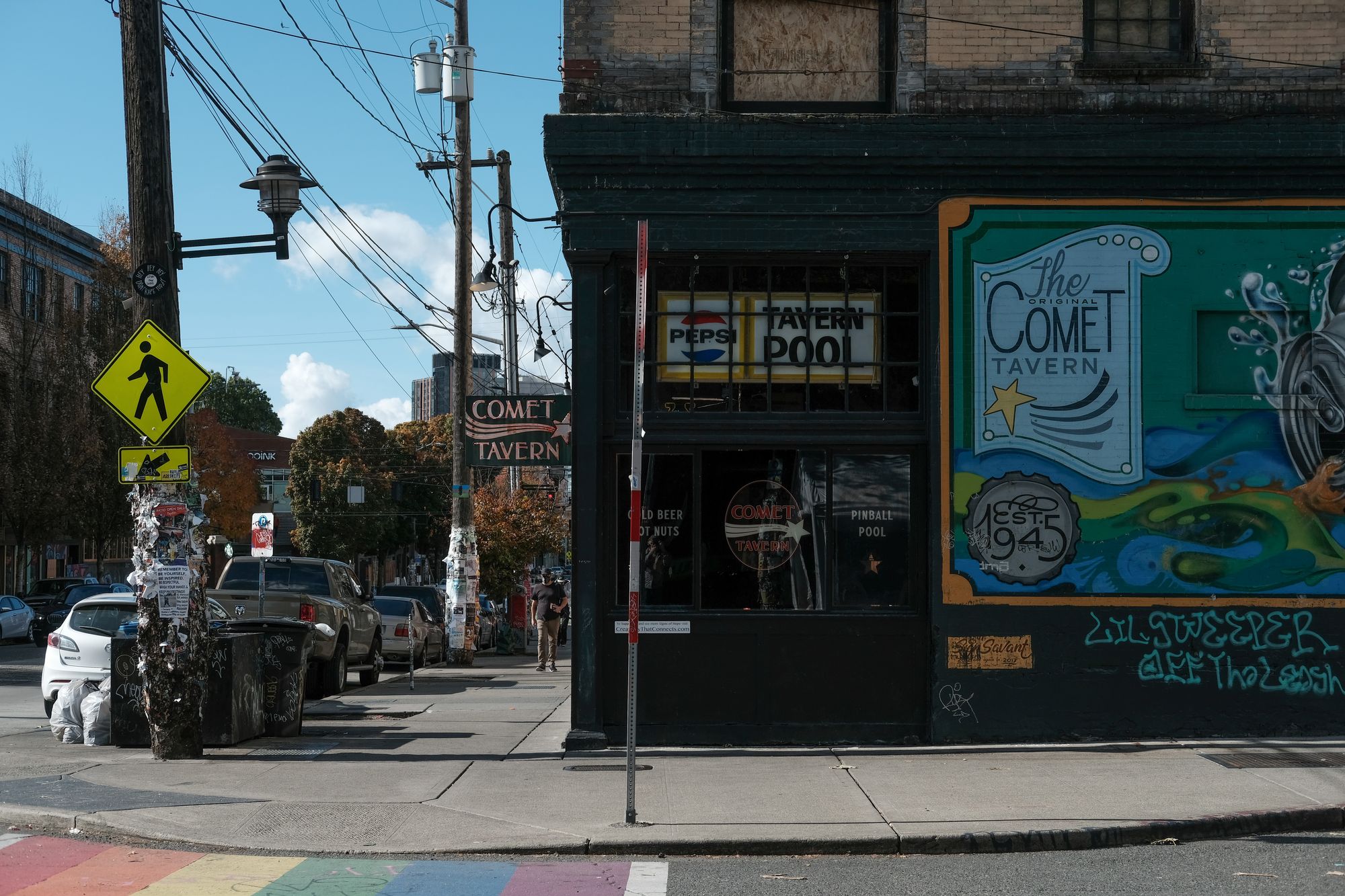 Comet Tavern, Capitol Hill, Seattle, 2020.