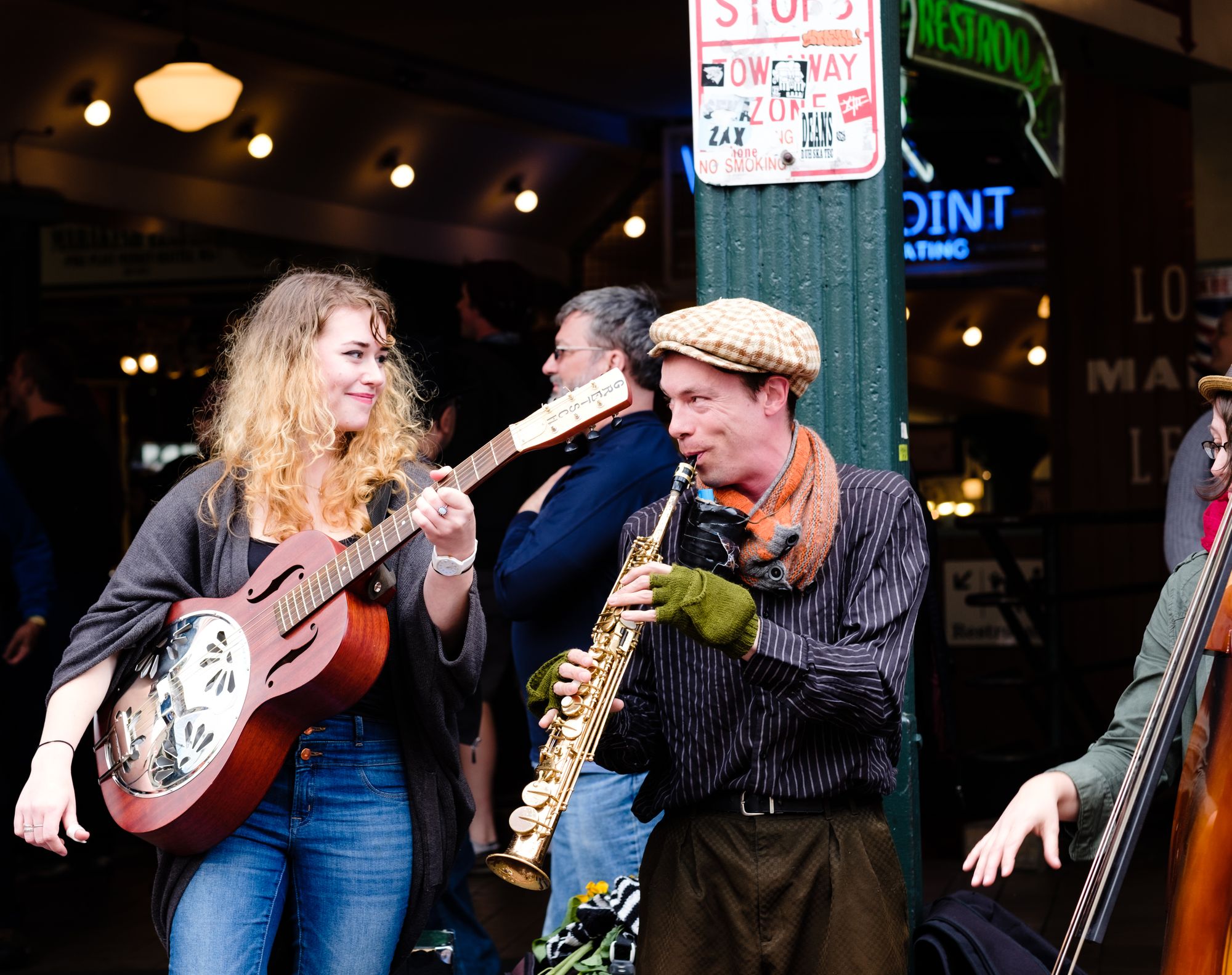 Busking Pike Place Market Seattle