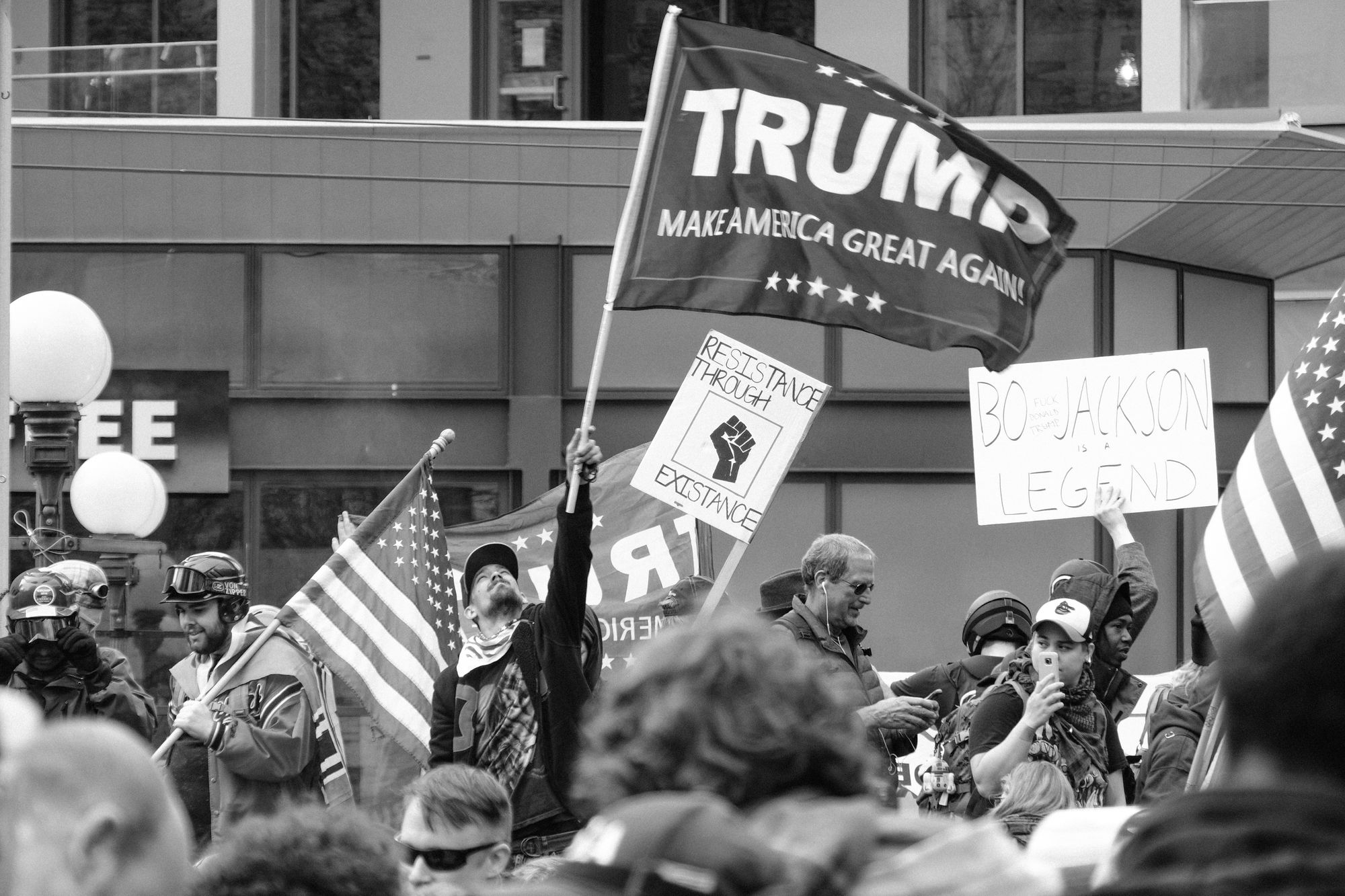 Trump rally Seattle 2017